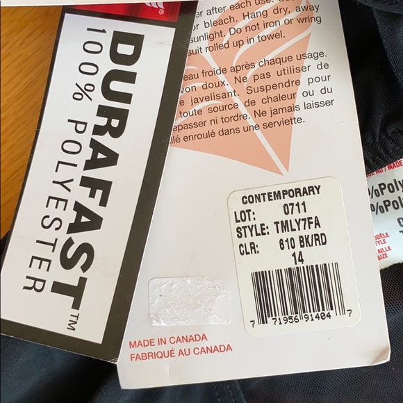 TYR one piece swim suit NWT - Picture 7 of 9